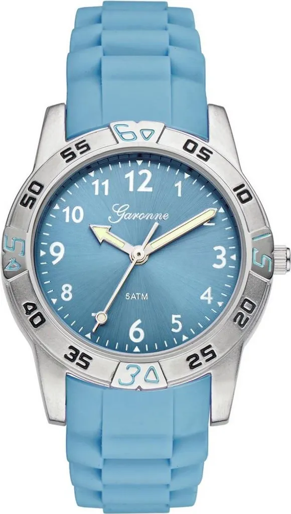 Garonne Montre File KQ28Q419 Étanche en Acier Inoxydable et Verre Minéral