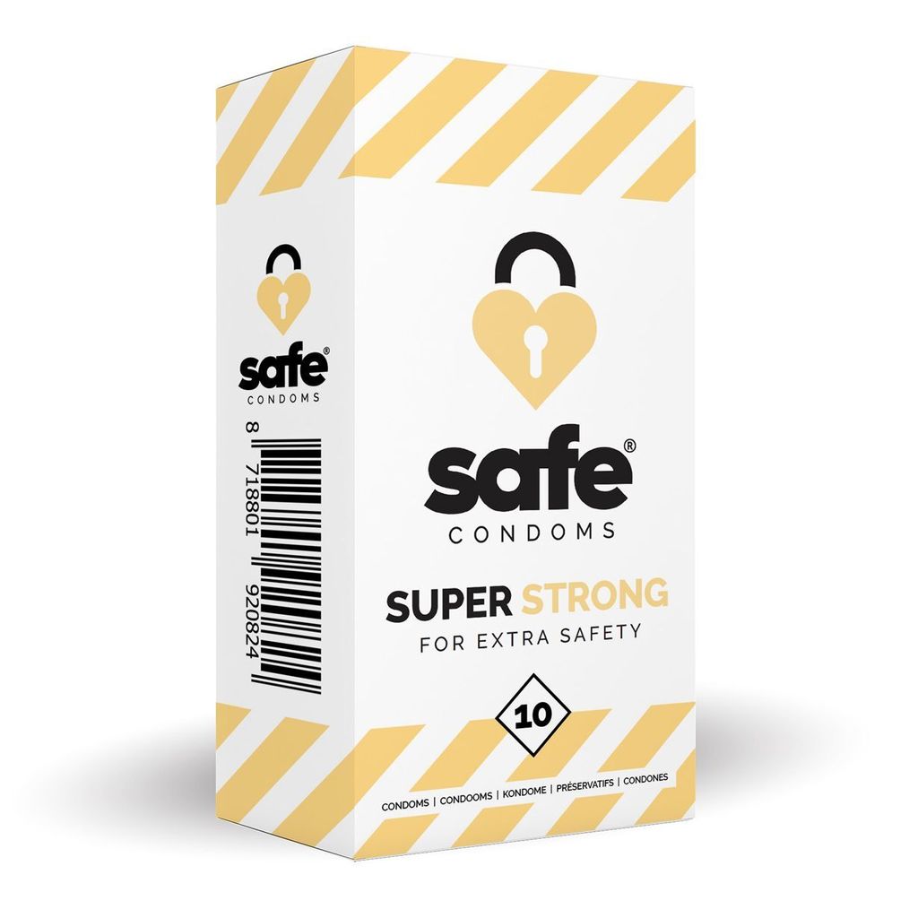 SAFE - Kondómy - Super Strong - 10 kusov Obrázok produktu 