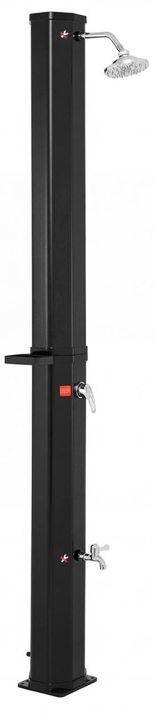COSTWAY Solardusche 60L mit Abdeckung, Gartendusche mit Produktbild 