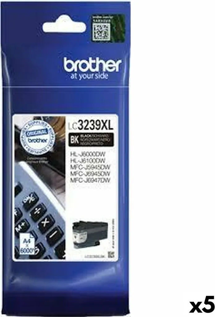 Brother LC3239XLBK Originale Nero 5 Pezzi - Inchiostro Alta Resa