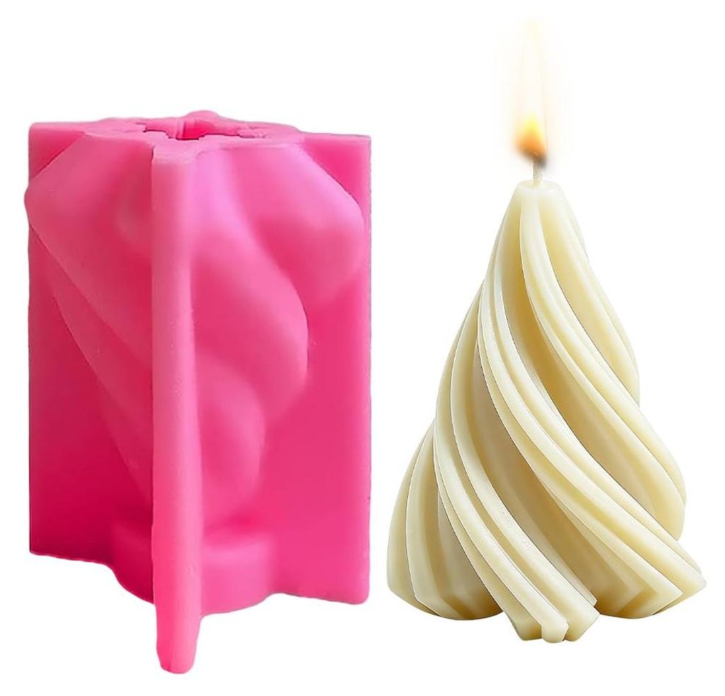 Silikonformen für Kerzen, 3D-Silikonformen zur Kerzenherstellung, Bastelprojekte, Dekoration für Duftkerzen und Seife.