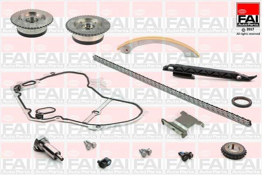 FAI AutoParts TCK120VVT Steuerkettensatz OE 24461834 kompatibel mit Figaro, Golf V, Corsa, X-Type, Micra, Stilo, Insignia, GT Cabrio, Astra J, Anta...