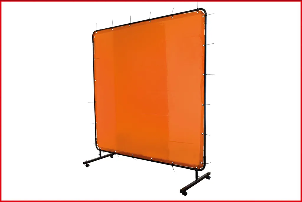 Stop aux projections de soudure avec la bâche KS Tools orange robuste