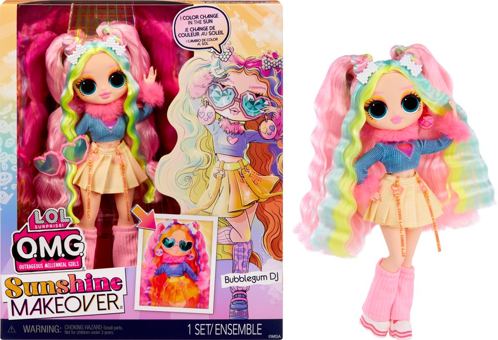L.O.L. Surprise OMG Sunshine Makeover. Bubblegum DJ Produktbild 1