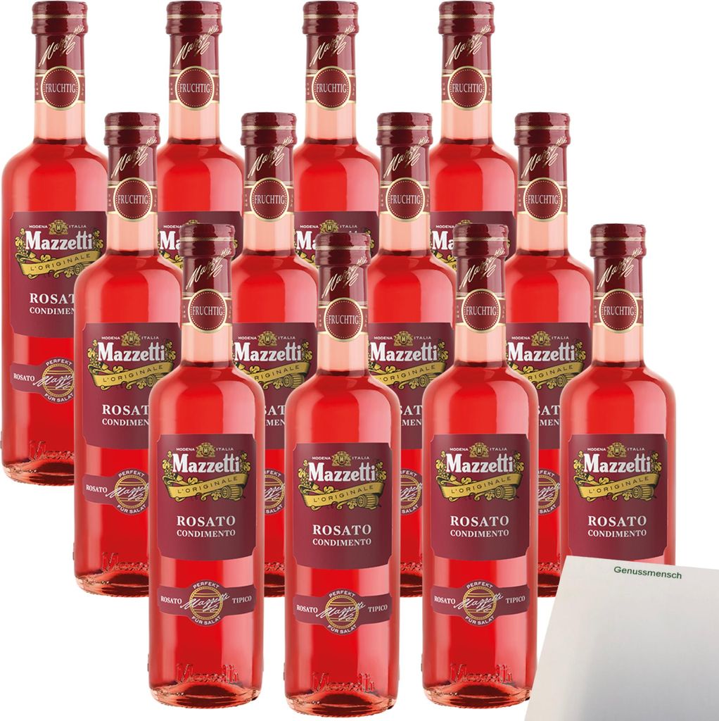 Mazzetti Balsamico Rosato VPE (12x500l Flasche) + usy Block