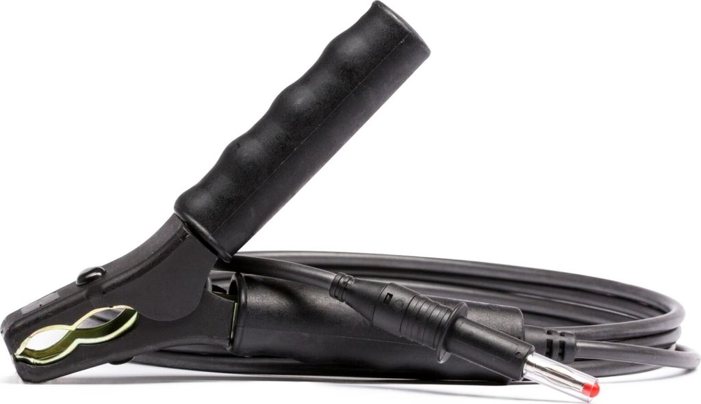 ELMAG Massekabel schwarz Ø4mm x 2 Meter, inkl. Bananenstecker CleanMaster RW/UNO