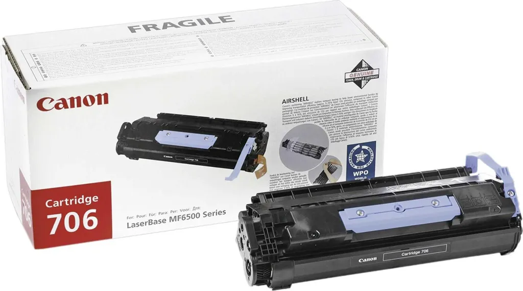 Canon 706 - Nero - Originale - Cartuccia di toner - per i-SENSYS MF6530, MF6540, MF6550, MF6560, MF6580; LaserBase MF6530, MF6540, MF6550, MF6560