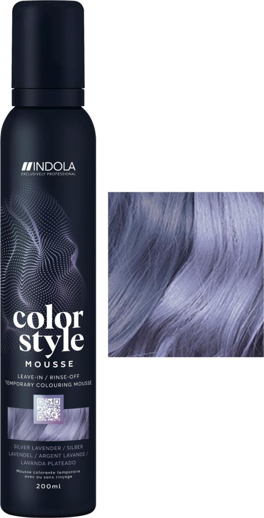 Indola Mousse Silber Lavendel 200 ml Produktbild 