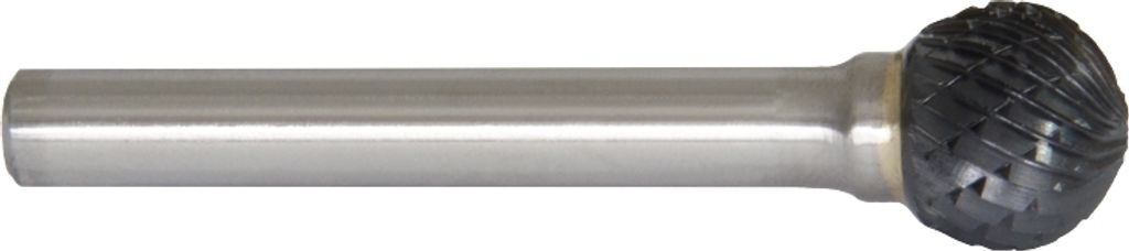 Hartmetall Frässtift TiAlN - Form D, Kugel, Größen:Ø 6 / Arbeitslänge = 5.5