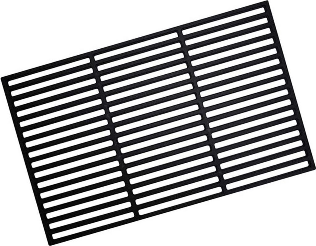 Yakimz Grillrost Grillgitter Gusseisen Emailliert Grillroste für Holzkohlegrill (54 X 34 cm)