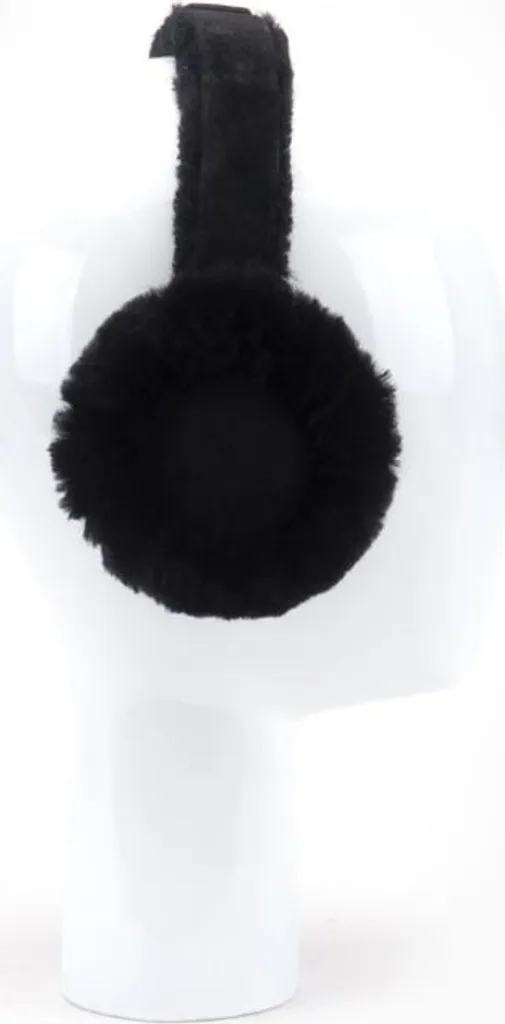 Paraorecchie Warmbat Bilby 6010 in pelle scamosciata nera