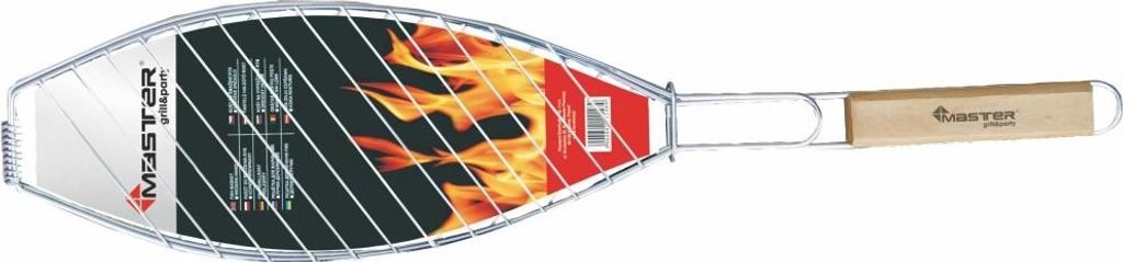 Master grill ruszt grillowy do pieczenia ryb dł.68cm Immagine del prodotto 