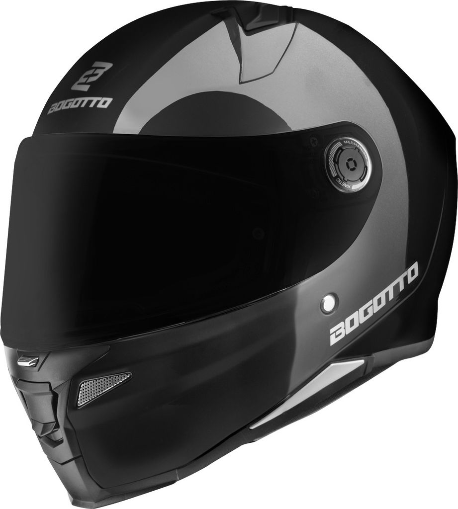 Bogotto FF110B Helm, schwarz, XL