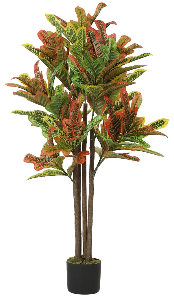 Plante artificielle 120cm : solution déco sans arrosage vert militaire
