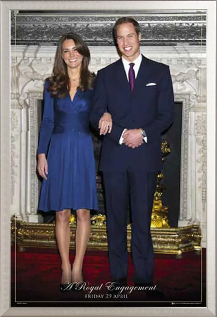 Offerta Cornice Argento Shinsuke Maxi + Poster Matrimonio Reale