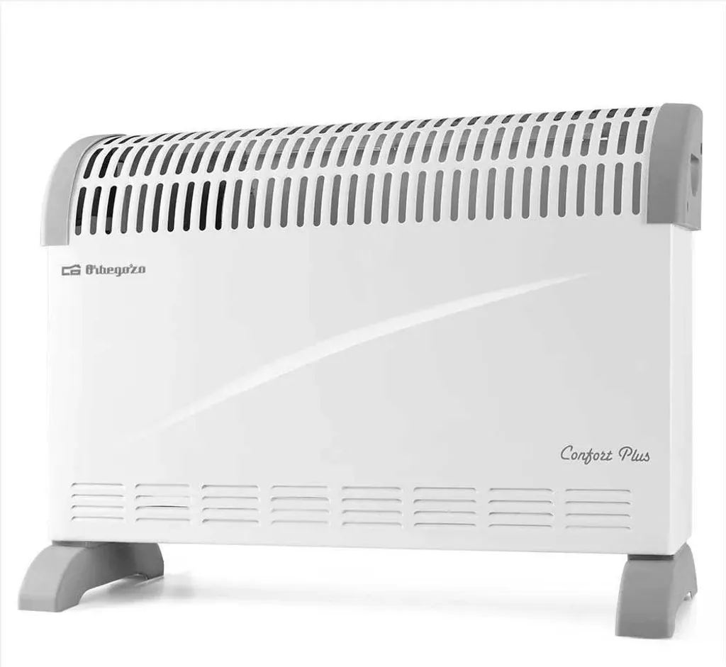 Chauffage d'Appoint Orbegozo Convector Blanc Idéal Chambre et Bureau 220V