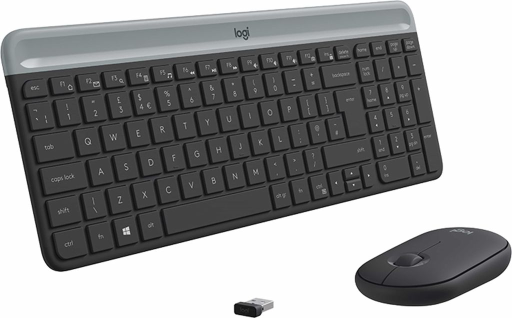 Logitech MK470 Slim Combo Kabelloses Tastatur-Maus-Set, 2.4 Produktbild 