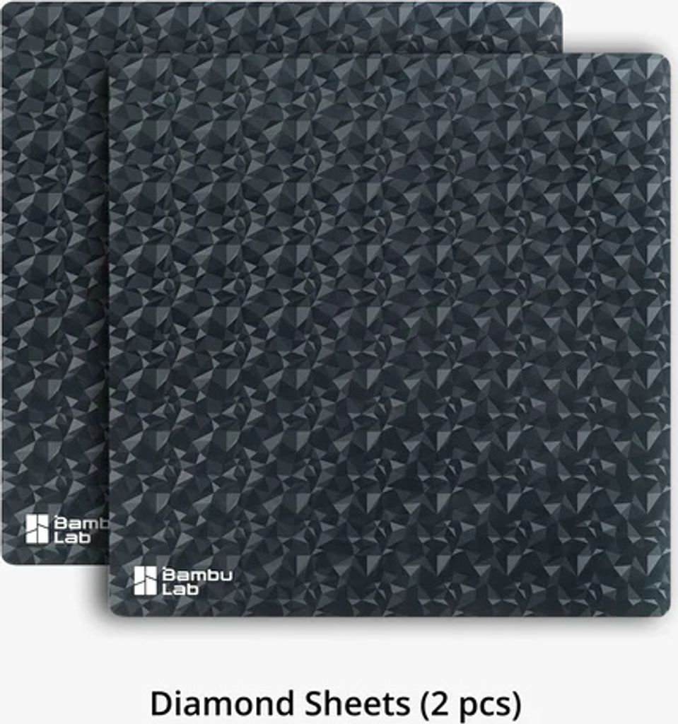Bambu Lab 3D-Effekt Diamant-Oberfläche (2 Stk.) - A1 Mini
