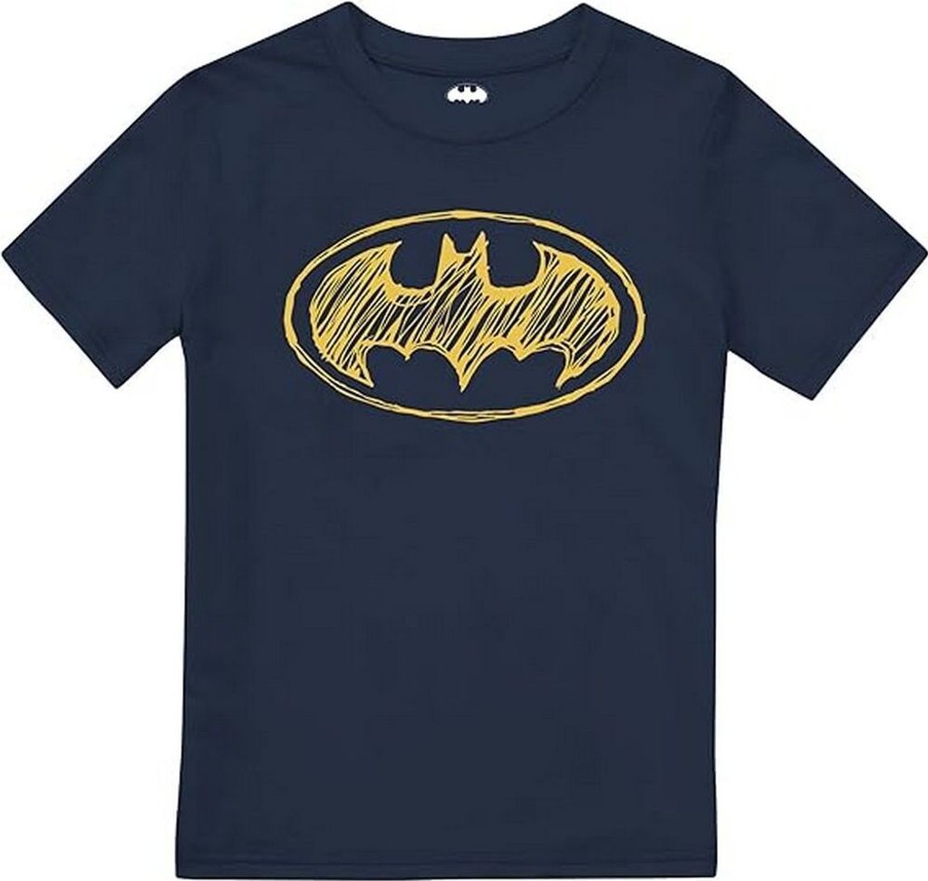 Batman - T-Shirt Logo für Jungen TV2563 (128) (Marineblau)
