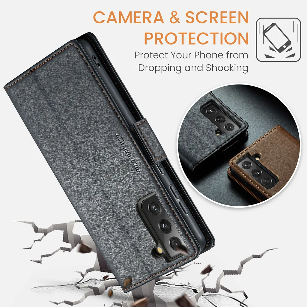 Cover Portafoglio S21 FE 5G: Blocco RFID e Protezione 360° Professionale - 7