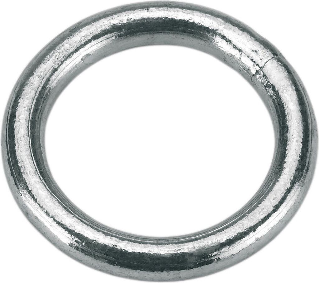 Kerbl Ring, 8 mm, verzinkt zu 3 Stück im Pack