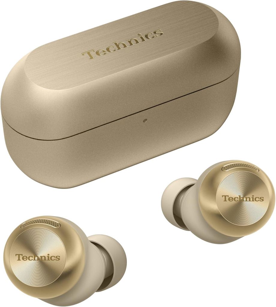 Technics EAH-AZ100 Bluetooth In-Ear Kopfhörer mit adaptivem Noise Cancelling, 10mm Magnetic Fluid Driver, Multipoint & Ladecase