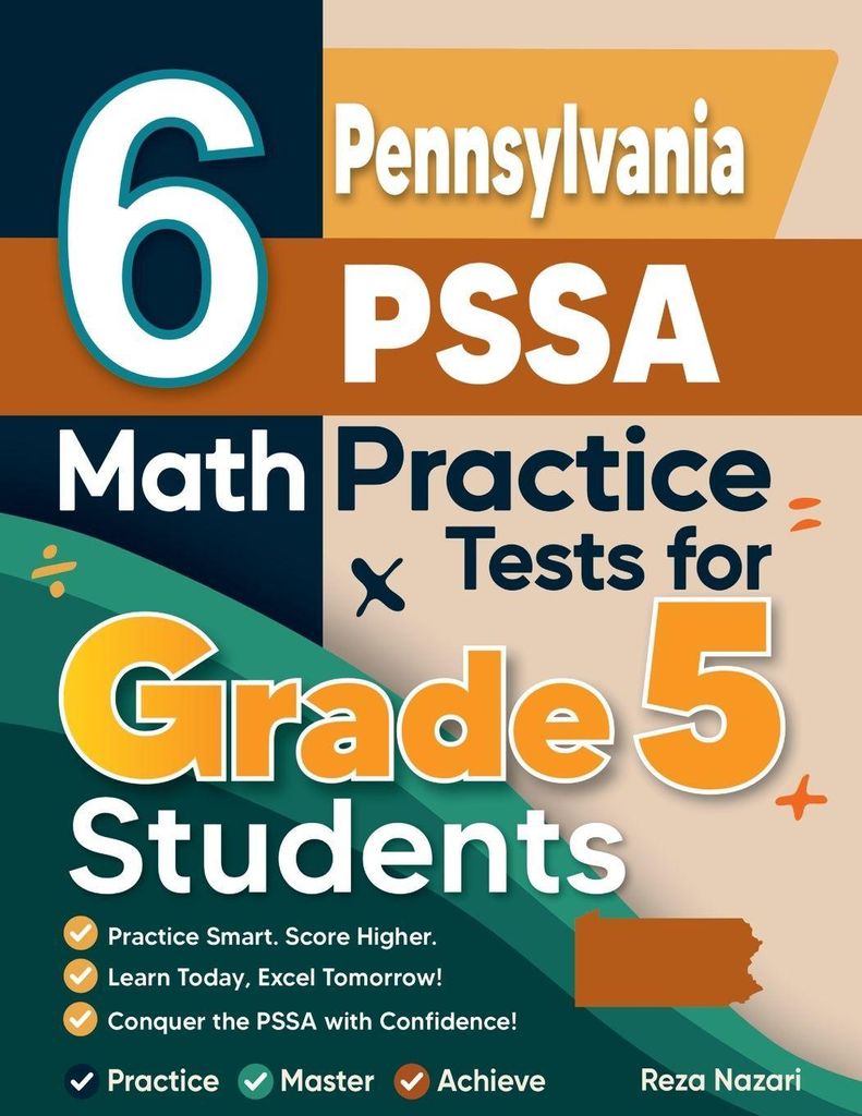 6 Pennsylvania PSSA Grade 5 Math Practice Tests