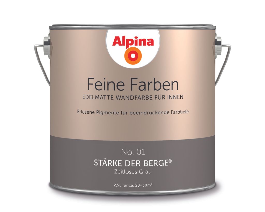 Alpina Feine Farben Wandfarbe No. 01 Stärke der Berge - Produktbild 