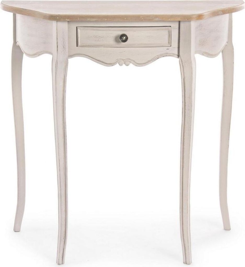 Konsolentisch Clarisse 80 x 35 x 80 cm Holz Weiß