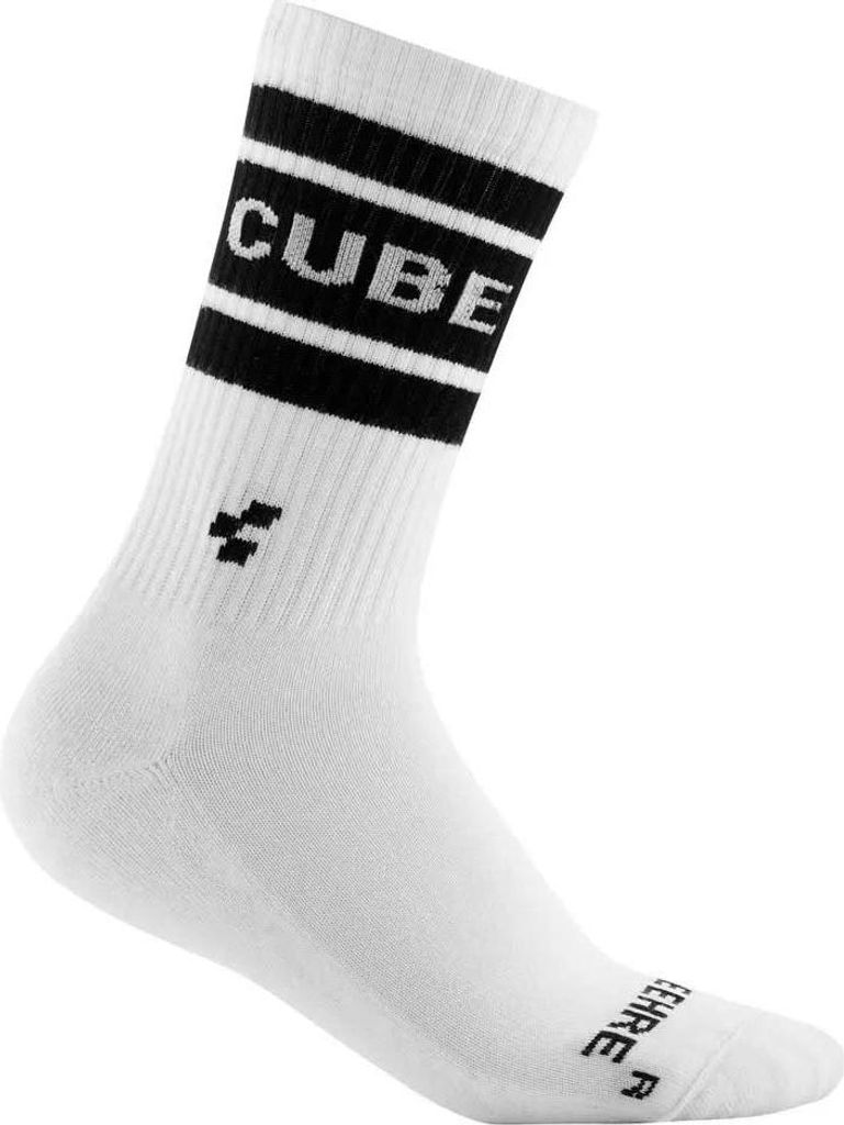 Cube After Race Lange Socken Weiß EU 36-39 Herren,Damen Weiß EU 36-39