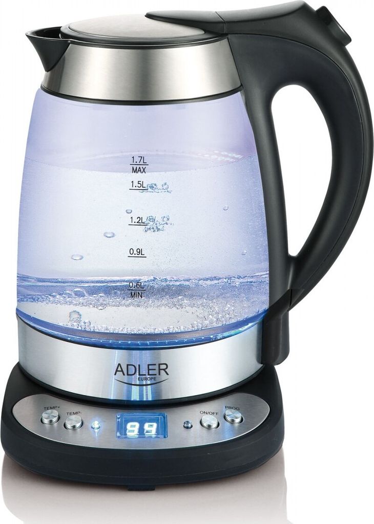 Virdulys Wasserkocher Adler AD 1247 Mit elektronischer Produktbild 