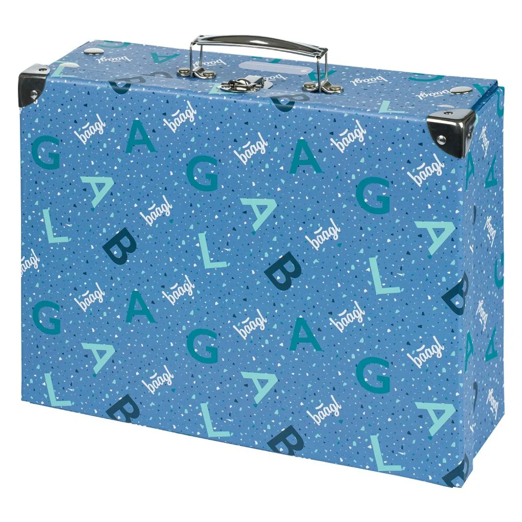 Custodia pieghevole BAAGL con angoli forgiati Logo Blu