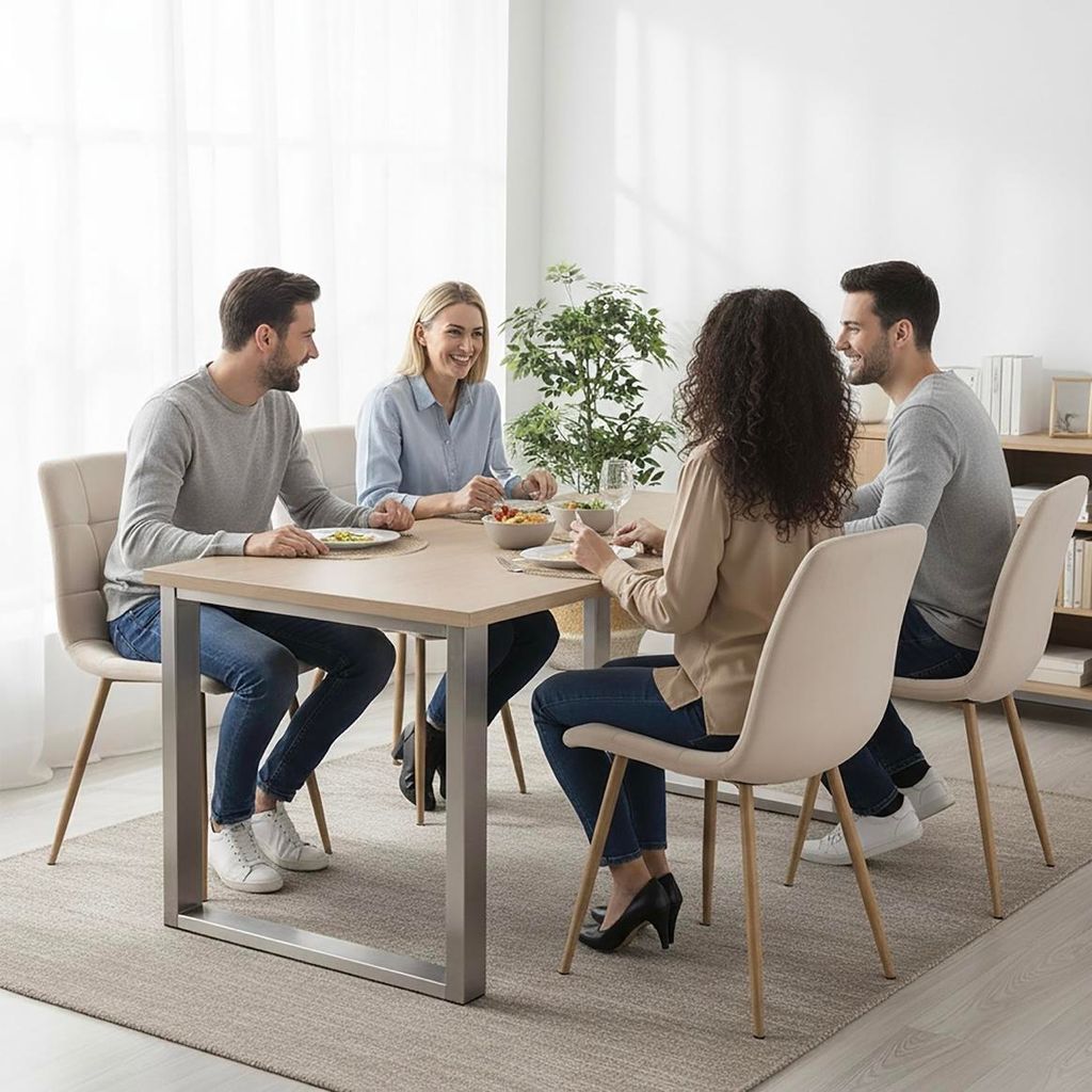 Beige gepolsterter Sessel VELVET 2, Samt. Wohnzimmersessel