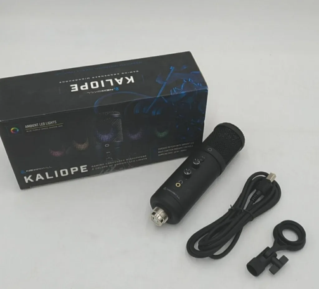 Microphone Podcast et Gaming Kaliope - Qualité Audio Broadcasting - 4