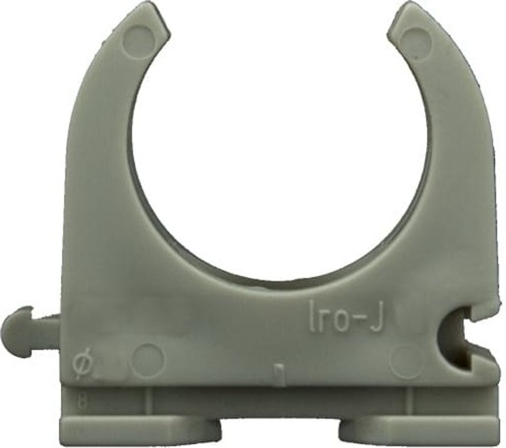 Rohrschelle OPDZ 6mm Loch grau (OZ048) 50 Stück M25