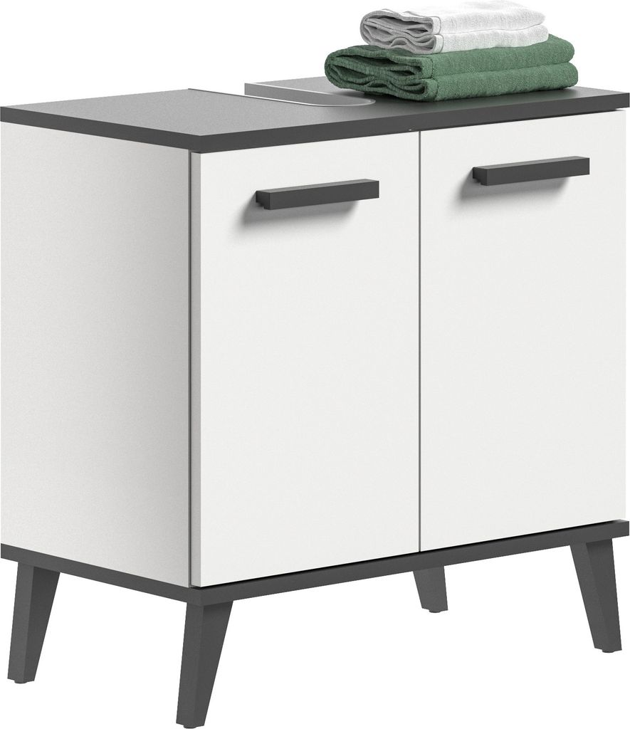 xonox.home Waschbeckenunterschrank Rocket weiß Nachbildung Produktbild 