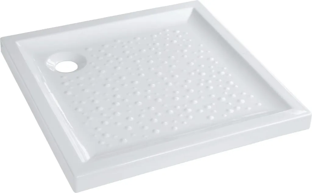 Receveur céramique GEBERIT Bastia 80x80 extra-plat - Réf 00721200000001