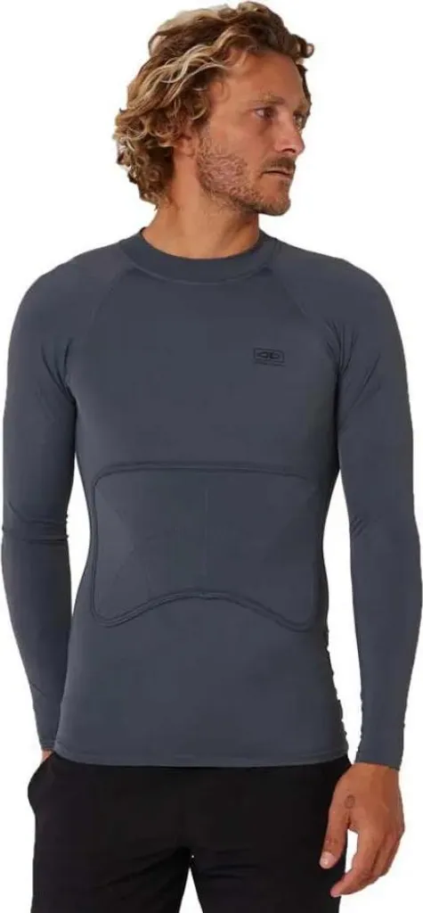 Top thermique surf rembourré Ocean & Earth - Gris Manches Longues L