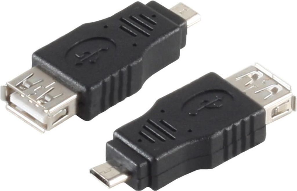 S/CONN maximum connectivity Smartphone-Adapter-USB-OTG (On-the-go) Adapter, Micro-B Stecker auf A-Buchse 2.0 (33905)