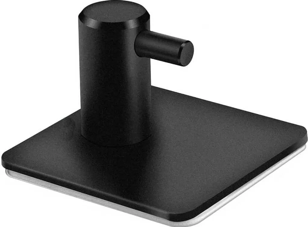4 Ganci Adesivi Neri Opachi 4.5cm - Appendini Multifunzione Cucina e Bagno - 25