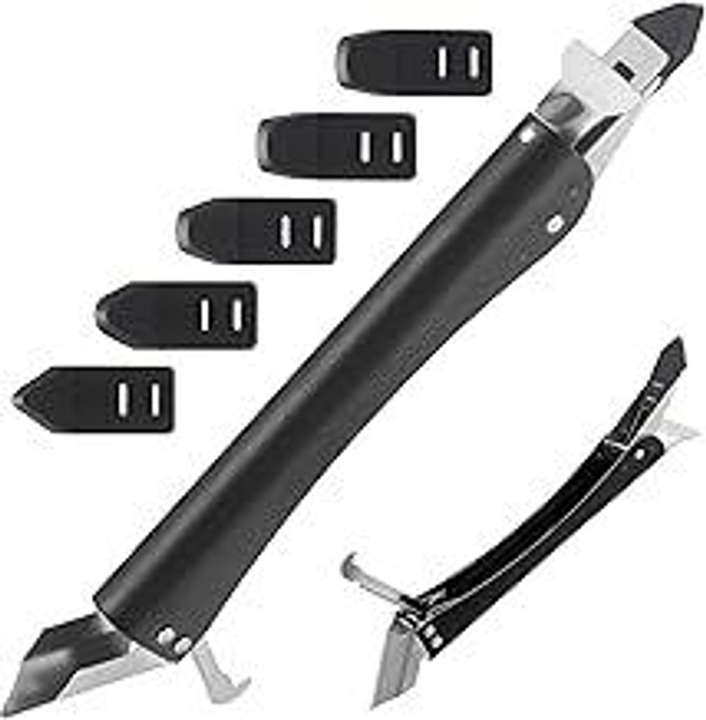 Professionelles Abdichtwerkzeug, 4-in-1-Silikon-Abdichtungs-Entferner-Werkzeugsatz, Edelstahl-Dichtmittel-Finishing-Glättungsentfernungs-Fugenscha...