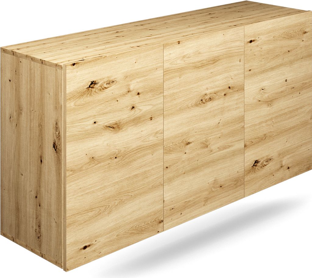 Buffet Idao mit 3 Türen, Holzoptik, 160cm