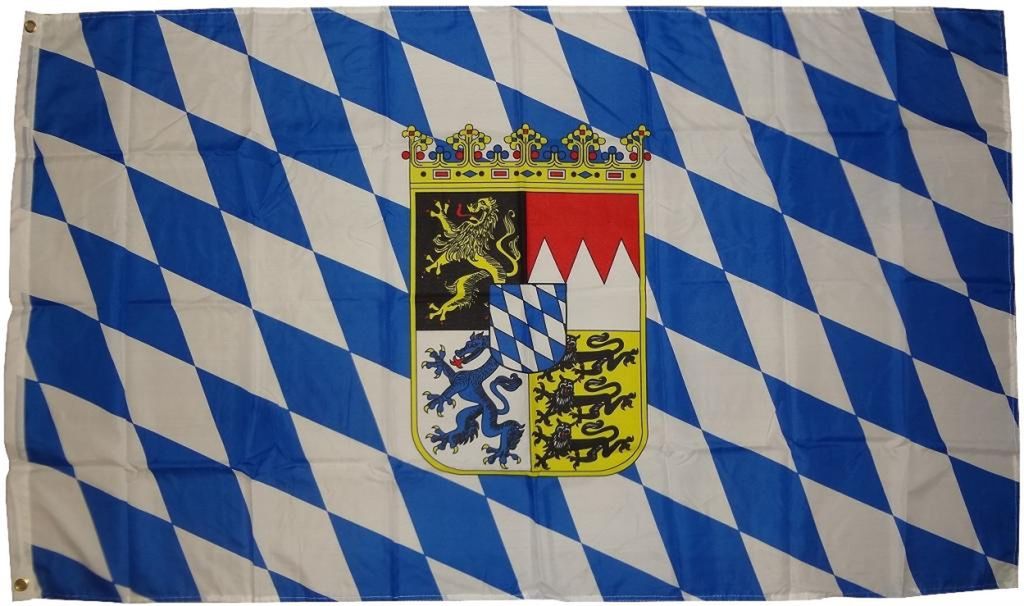 Bandiera Bandiera anche per pennone Baviera Bavarese Immagine del prodotto 