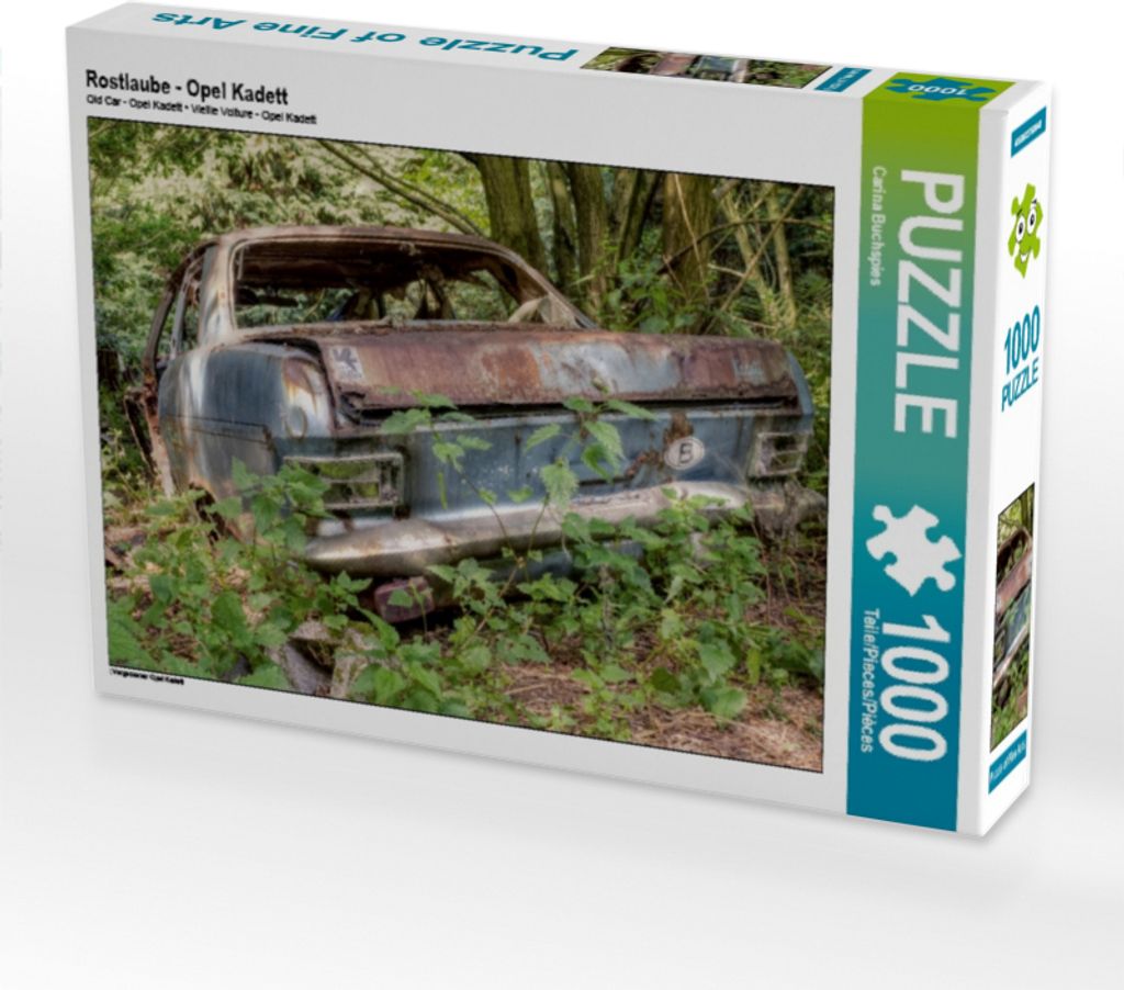 Calvendo Rostlaube - Opel Kadett 1000 Teile Puzzle quer 640x480mm, Buchspies Carina; 7354210