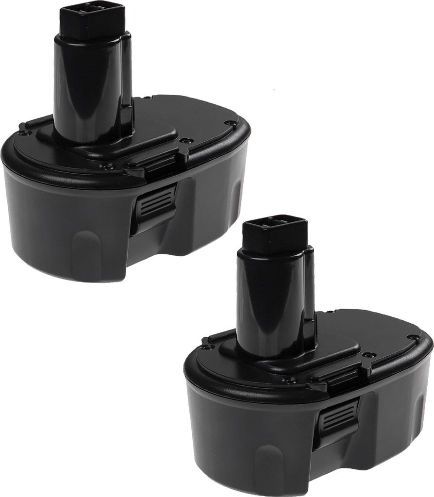 EXTENSILO 2x Akku kompatibel mit Dewalt DW941K, DW984, DW985, DW966K, DW994KQ, DW983K, DW991K-2, DW937K, DW992K-2 Werkzeug (3300 mAh, NiMH, 14,4 V)