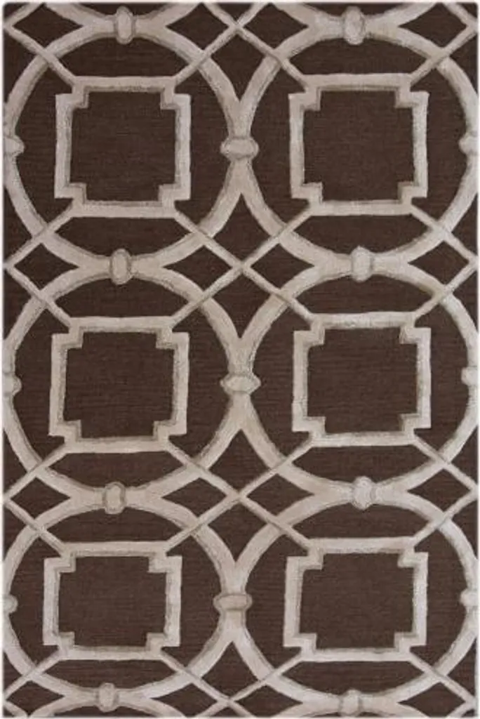 Tapis Rectangulaire Margarita 1504 D Marron - Texture Douce 150x240