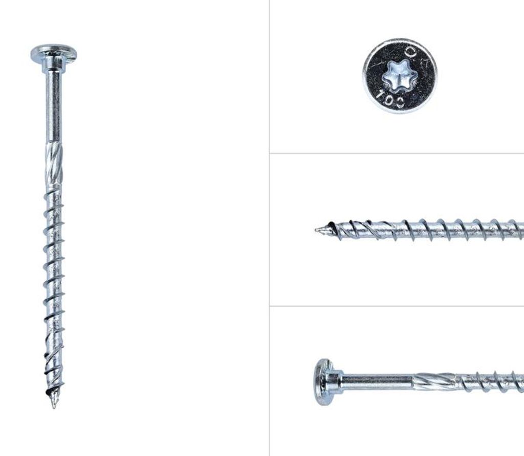 Holzbauschraube Verzinkt 8 x 300 Torx 40 - Karton a 50 Stück