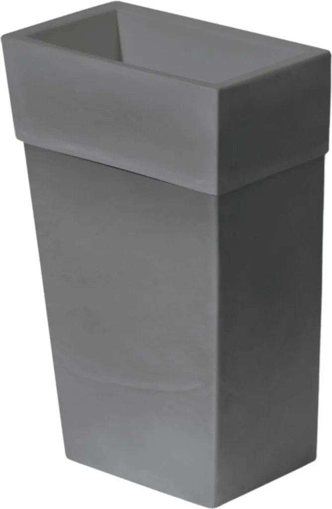 Jardinière anthracite Satellite Bama résistante aux UV et intempéries 1 pc