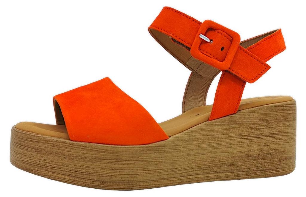 Sandali da donna Gabor, colore rosso, adatti al tempo Immagine del prodotto 