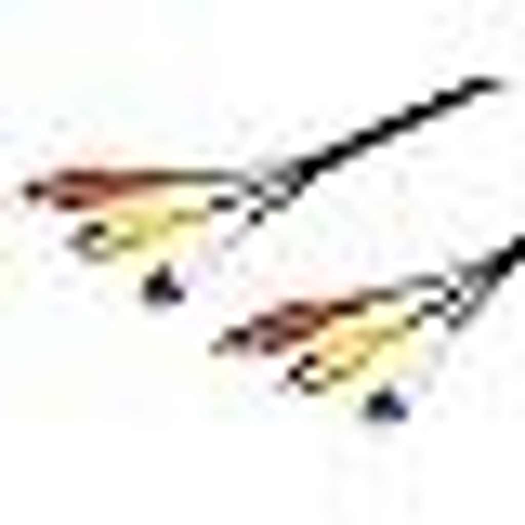 50382 Composite Cinchkabel 3m / 3x Cinch-Stecker auf 3x Cinchstecker / RCA Kabel geschirmt / Subwoofer Kabel Blu Ray Verstärker HiFi / Cinch Kabel...